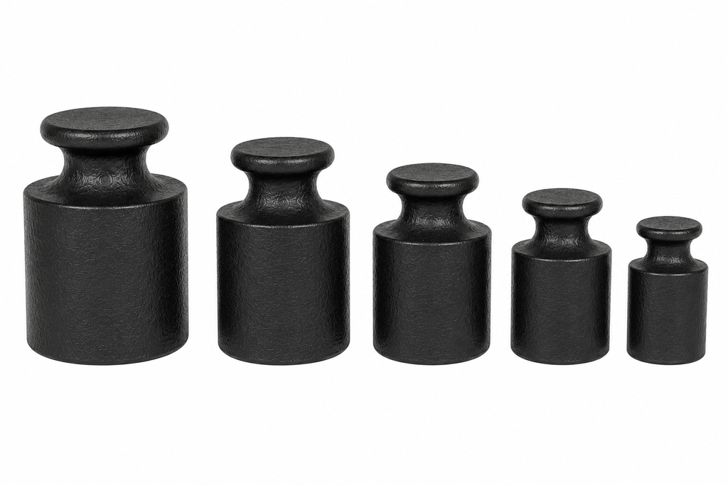 Calibración Pesa Patrón ASTM Clase 7 de 1 kg a 5 kg