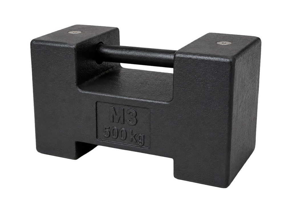 Calibración Pesa M3 de 500 kg 